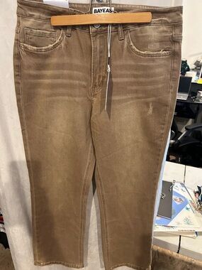 Men’s Brown Straight Fit Jeans